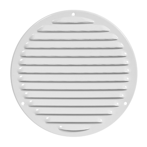Решітка металева, Europlast MR160 (Ø160mm), біла Зображення