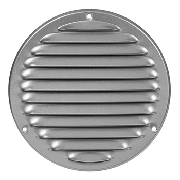 Решітка металева, Europlast MR160P Ø 160 mm, сіра Зображення
