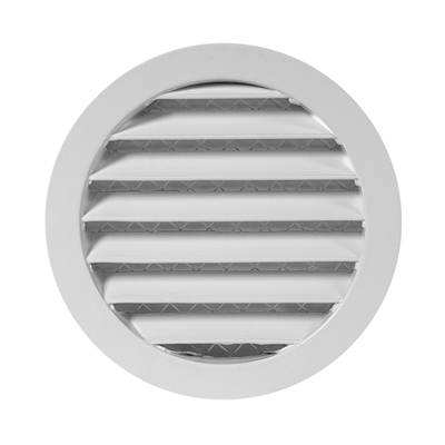 Решітка з алюмінієвого сплаву, Europlast MRA125W (Ø125mm) біла Зображення