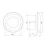 Дифузор дерев'яний Europlast KD160 (Ø160mm) сосна Зображення