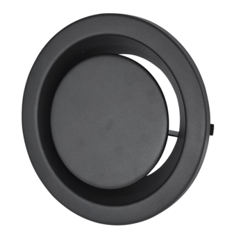 Дифузор металевий Europlast DMK100A, витяжний, Ø100mm, антрацит Зображення